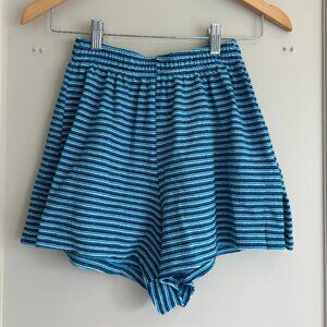 Frankie's Bikinis Coco Terry Shorts Positano Stripe